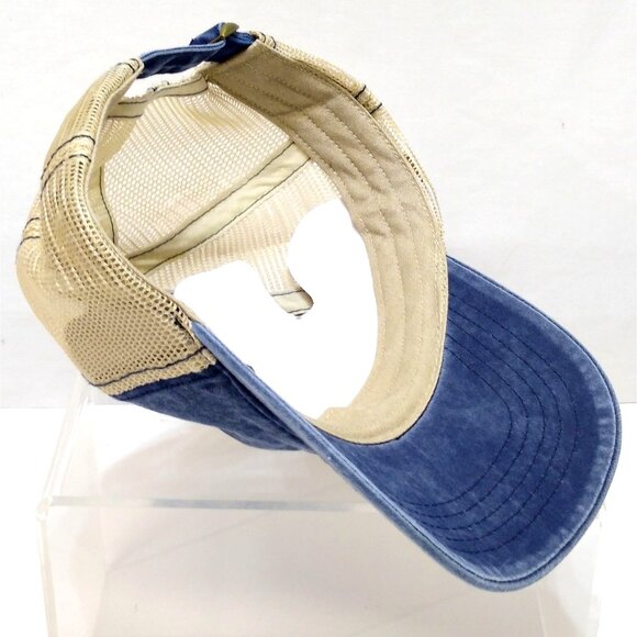 Time and Tru Trucker Baseball Cap Hat Denim Mesh Adjustable Strap Fits Most OSFM - Picture 10 of 10